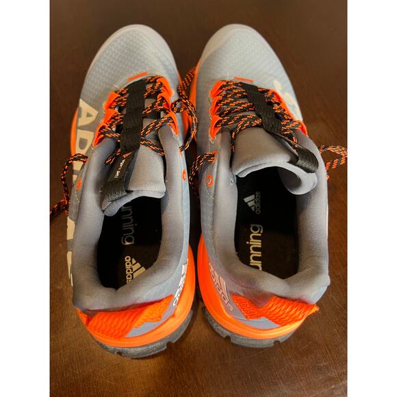 Adidas Men's Vigor TR 6 Trail Running Shoes Grey/Orange ~ Size 10 - Picture 8 of 11